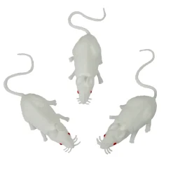 Rubber Mice Assorted 3