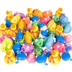 Rubber Water Squirting Toy Assortment 2.5" (50 PACK)