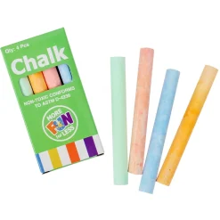 Sidewalk Chalk 3.5" 4 Count (DZ)