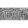 Silver 1-Ply Metallic Fringe Drape 15" x 10' (EACH)