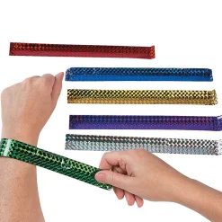 Slap Bracelet Assortment - Laser Design 9" (DZ)