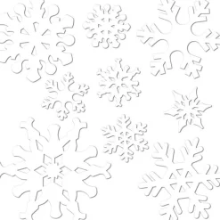 Snowflake Cutout Assortment 5" - 12" (9 PACK)