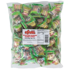 Sour Mini Burger Gummi Candy 2 lbs (100 PACK)