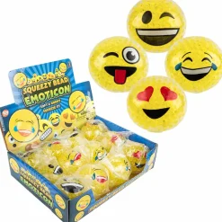 Squeezy Bead Emoticon Ball Assortment 2.25