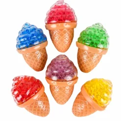 Squeezy Bead Ice Cream Cone Assortment 3.5