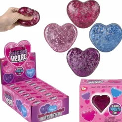 Squeezy Sparkle Sugar Heart Assortment 2.5" (DZ)