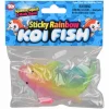 Sticky Rainbow Koi Fish 4.5" (DZ)
