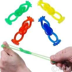 Sticky Stretchy Flying Frog Assortment 3" (100 PACK)