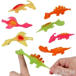 Stretchy Flying Dinosaur Assortment 4" (100 PACK)