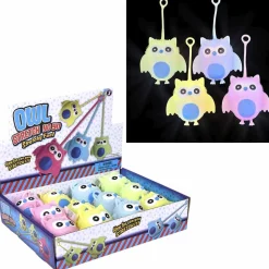 Stretchy Owl Yo-Yo Assortment 6" (DZ)