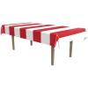 Table Cover - Red and White Stripes 54" x 108" (EACH)