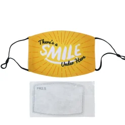 There's A Smile Under Here Face Mask & Filter Set (EACH)