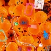 Toy Filled Halloween Pumpkin Eggs 2.5" (100 PACK)
