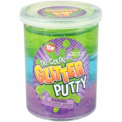 Tri-Color Glitter Putty 3" (DZ)