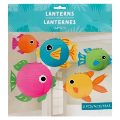 Tropical Fish Paper Lanterns (5 PACK)