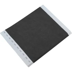 Tyvek Paper Wristbands - Black 3/4" (500 PACK)