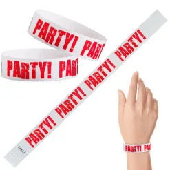 Tyvek Paper Wristbands - Party 3/4" (500 PACK)