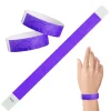 Tyvek Paper Wristbands - Purple 3/4" (500 PACK)